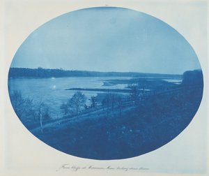 Von den Klippen bei Merrimac, Minn. Blick flussabwärts von Henry Peter Bosse