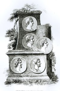 Porträts römischer Kaiser aus 