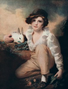 Junge mit Kaninchen, ca. 1814, 1912
