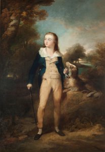 Master Cathcart und Hund, ca. 1810 von Henry Raeburn