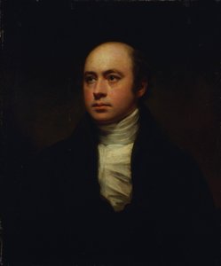 Porträt von Sir Francis Chantrey, in dunkler Jacke und weißem Krawatte von Henry Raeburn
