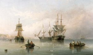 Schiffe in der Ruhe von Henry Redmore