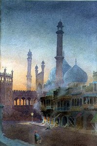 Ansicht der Jumma Masjid, Alt-Delhi von Henry Richard Beadon Donne