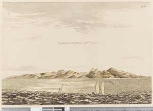 Seite 16 Otaheite, wenn Point Venus S.W. von W. 5 Meilen entfernt liegt, 1768-75 von Henry Roberts