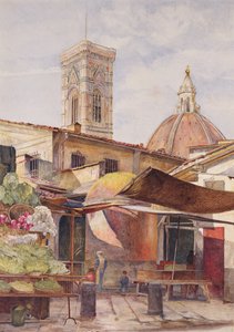 In der Nähe des Doms, Florenz, 1878 von Henry Roderick Newman