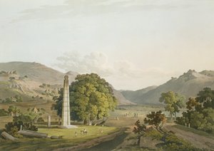 Der Obelisk von Axum, graviert von Daniel Havell, 1809 von Henry Salt