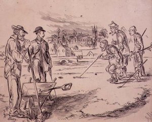 Das Abmessen, Illustration aus dem 