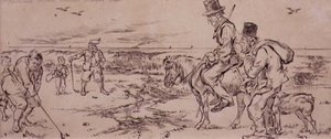 Der schwierige Putt, Illustration aus 