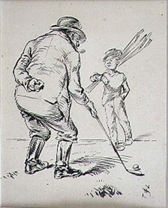 Der letzte Putt, Illustration aus 