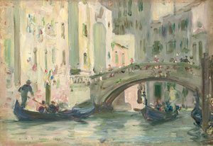 Ein Kanal in Venedig, 1899 von Henry Scott Tuke