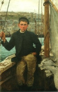 Porträt von Jack Rolling von Henry Scott Tuke