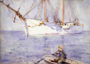Sonnenuntergangseffekt von Henry Scott Tuke