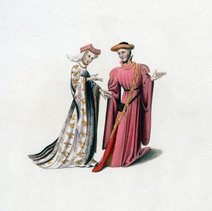Hofkleidung, 14. Jahrhundert, 1843