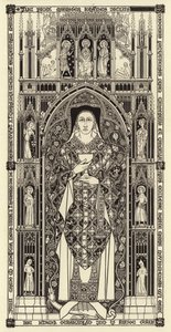 Eingravierte Platte, ca. 1350 von Henry Shaw