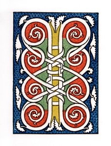 Initialbuchstabe I, 1476, 1843 von Henry Shaw