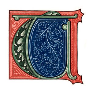 Initialbuchstabe T, 1843