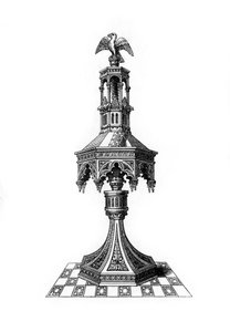 Lesepult, 15. Jahrhundert, 1843 von Henry Shaw