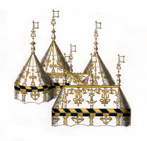 Zeltentwurf von Henry Shaw