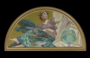 Muse der Astronomie, 1893 von Henry Siddons Mowbray