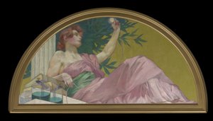 Muse der Elektrizität, 1893 von Henry Siddons Mowbray