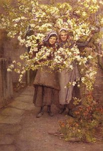 Apfelblüte von Henry Silkstone Hopwood