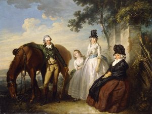 Gruppenporträt der Familie Parker