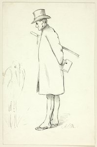 Studie für Figur in Bischofsvisitation