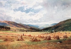 Blick auf Glen Lochy nahe Killin, Perthshire