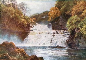 Die Wasserfälle des Clyde, Lanarkshire