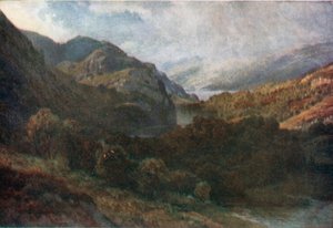 Der Abfluss von Loch Katrine, Perthshire