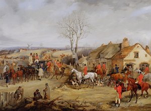 Jagdszene, Das Treffen von Henry Thomas Alken