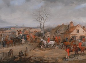 Jagdszene: Das Treffen, ca. 1840 von Henry Thomas Alken