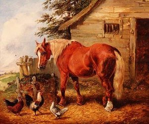 Vor dem Stall von Henry Thomas Alken