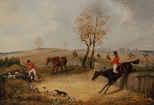 Über den Zaun von Henry Thomas Alken