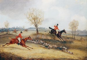 Über den Zaun von Henry Thomas Alken
