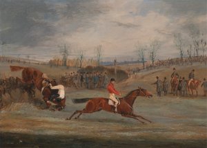 Szenen von einem Hindernisrennen: Nahe dem Ziel von Henry Thomas Alken