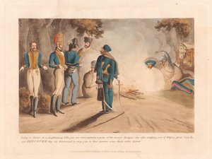 Satz von sieben: [Militärische Entdeckungen] von Henry Thomas Alken