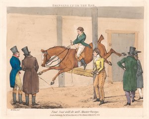 Folge von zwölf Blättern [Szenen aus dem Leben von Master George] von Henry Thomas Alken