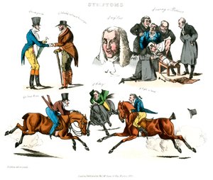 Symptome des Amüsiertseins, 1822 von Henry Thomas Alken