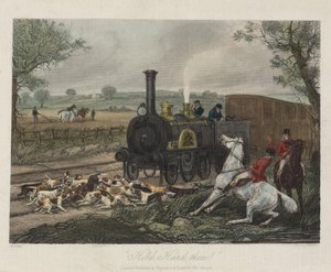 Halt, graviert von J.H. Engleheart, 1850 von Henry Thomas after Alken