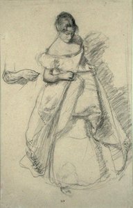 Studie eines Mädchens von Henry Tonks