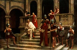 Jesus vor Pilatus, 1922 von Henry Traut