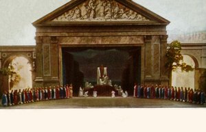 Verehrung des Kreuzes, mit Chor, 1922 von Henry Traut
