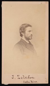 Porträt von Jose Castulo Zeledon 1846-1923, 1868