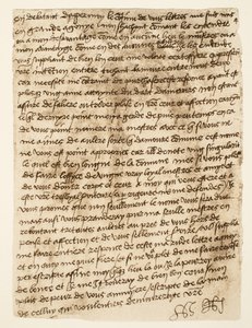 Faksimile eines Briefes von Heinrich VIII. an Anne Boleyn, datiert 1527, veröffentlicht 1902 von Henry VIII (after)