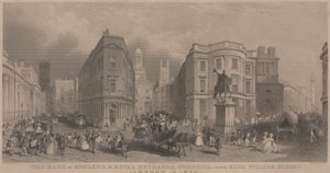 Die Bank of England und die Royal Exchange, Cornhill von Henry Wallis