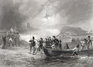 Versuch der französischen Flotte, in der Bantry Bay, Cork zu landen von Henry Warren