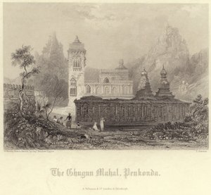 Chugun Mahal in Penukonda von Henry Warren