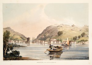 Position von Lord John Hay, bei Passages, aus Skizzen der Landschaft in den Baskischen Provinzen Spaniens, mit einer Auswahl nationaler Musik, veröffentlicht 1838