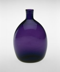 Taschenflasche von Henry William (attr.to) Stiegel